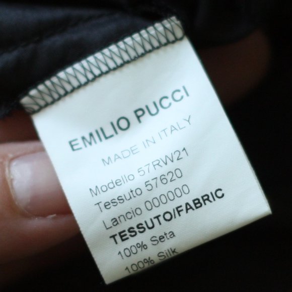 EMILIO PUCCI Black Skirt with Gold Sequins - Picture 6 of 6